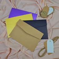 UNGU PREMIUM ENVELOPE A5 (15 x 21 CM) YELLOW ENVELOPE/ PURPLE ENVELOPE/ BLACK ENVELOPE/ BROWN ENVELO