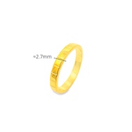 Top Cash Jewellery 916 Gold Simple Design Full Ring