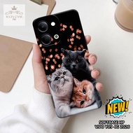 Vivo Y05 4G 2026 Case - Rajacase - Vivo Y05 4G casing - cats case Motif - Mobile phone protector - V