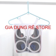 Mesh laundry bag for shoes, bras, shoe drying, polyester, with zipper, size Width 31 x 24 cm, made i