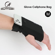 Outtobe ข้อมือกระเป๋าโทรศัพท์มือถือวงแขนถุงมือกระเป๋าโทรศัพท์สายรัดแขน
