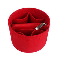 For Prada Bucket Bag Organizer Travel Makeup Felt Inner Liner bag Tidy up Travel Insert Bag Storage 