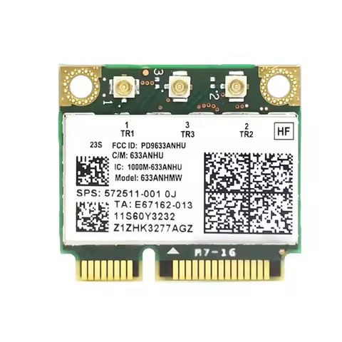 5G 6300AGN 802.11AN 900Mbps Wifi Adapter Mini PCI-E Wireless Card for . Y460 Y560 Y470 Y570 X201 X22