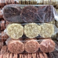 Rengginang Mentah Rasa Terasi/pulut hitam/Pulut Putih.