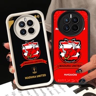 BI87 Madura United FC Casing for Realme 12 Lite 12X Plus Pro 5G White Black