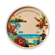 Harvest Festival Plates -Sabah (Estimate 28cm)