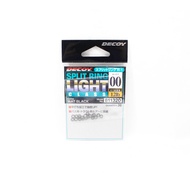 Decoy R-1 Split Rings Light Class Black Size 00 (1320)