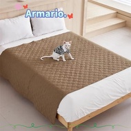 ARMARIO Bedspread Pad, Breathable Anti Slip Mattress Cover,  Plaid Waterproof Dog Cats Bed Mat Kids 