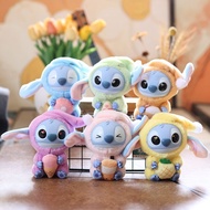 Stitch Eat Some Thing Before Sleep Series Vinyl Stitch Figure Pendant Cute Doll Plush Doll Holiday