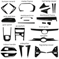 Vemart perodua alza 2022-2024 new car GLOSSY black accessories alza baru