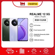 Realme 12 5G Smartphone (8GB RAM+512GB ROM) | Original Realme Malaysia