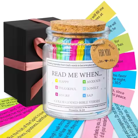 Bible Verses in Glass Jar Bible Verse Jar Spanish English Christian Scripture Prayer Hope Jar For Sp