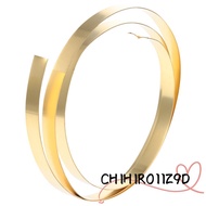 CHIHIRO11Z9D Metal Foil Plate, Yellow 1000mm x10mm Brass Sheet Roll, Durable Gold Film Wire Jewelry 