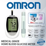 [รับประกันผู้ขาย3 ปี] เครื่องวัดน้ำตาลในเลือด Omron medical ข้อมูลแม่นยำ ใช้งานง่าย ของแท้ 100% จัดส