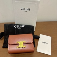 Celine TRIOMPHE銀包連卡包