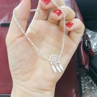 Silver anklet