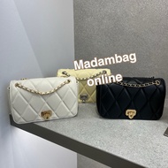 CHARLES & KEITH Arwen Diamond Quilt Shoulder Bag Clutch Shape