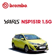 BREMBO NAO Front Brake Pads (1 set) - TYT Vios07 NCP93 FGS Vios NCP150 NSP151R GS Yaris NSP151R 1.5G
