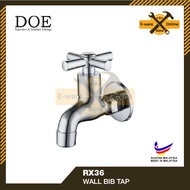 DOE Wall Bib Tap RP-RX36 Home Living Basin Water Tap Bathroom Water Tap Washroom Paip Air Set Tandas