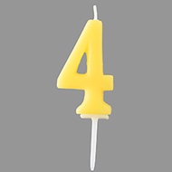 Pastel Number Candle 4/Tomiz