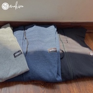 [S - 7XL] Korean Zipper Hoodie for Women and Men, DUMBLE Screen Printing Model, Thick PE Fleece Mate