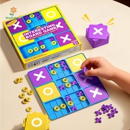 LILY Ultimate Tic Tac Toe Board Game 9 Games In 1 Big And Small Board For Two-player XO Chess Funny 