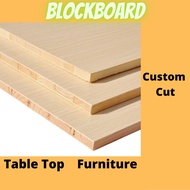 Blockboard Custom Cut 15mm 18mm | Table Top | Rack | Shelf Board | Papan Kayu | Wood Board | Kayu Papan | DIY Board