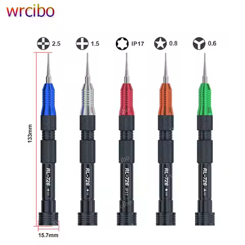 RELIFE RL-726 3D Precision Torque Screw Driver Anti Slip Teeth Screwdriver For iPhone Android phone 