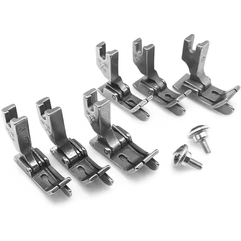SP-18 Hinged Presser Foot With Right & Left Guide (1/16''+1/8''+1/4'') For Singer Brother Industrial