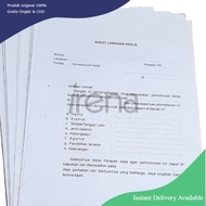 (95 sheets) Job Application Letter Form