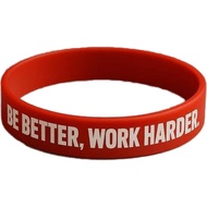 10 Pack Charlie Kirk Be Better Work Harder Freedom Memorial Rubber Silicone Band Wristband Bracelets