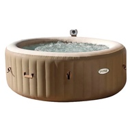 ☁Intex 28404 Inflatable Hot Tub outdoor swimming pool heat pump purespa bubble massage set ❂Y