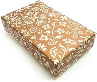A.P.J. 1000047861 Wrapping Series/Business Card Box/P-5/Gold Base Flower