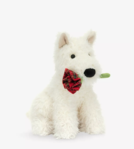 Jellycat - 已斷貨 送花小狗 情人節禮物 Munro Scottie Dog (平行進口)