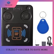 TECHCHIP-NFC RFID Smart Chip Card Reader Copier +UID Keychain IC 13.56Mhz 125Khz 250Khz 375Khz RFID