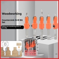 【COD】Woodworking furniture screw electric drill bit hexagonal handle countersunk hole drill bit coun