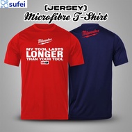 sufei Milwaukee Tools Microfiber Jersey Dry Fit Tshirt