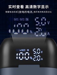 Yonii PD2 ชาร์จแบตเตอรี่แบบ DIY 18650 21700 ไฟ LED 5V กล่องแบตเตอรี่แบบแยกตัวได้ ชาร์จแบตเตอรี่แบบไร