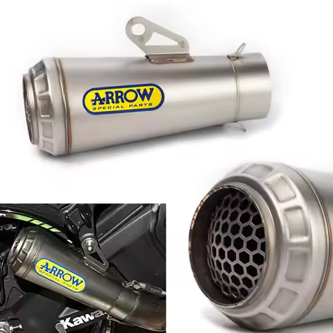 Universal Motorcycle ARROW Exhaust Muffler DB Killer GP Motocross Escape Silencer For Yamaha R1 R3 R