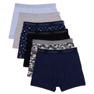 [AMERICAN - GENUINE] Set of 6 boys' Boxer Brief underwear