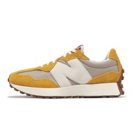 New Balance Casual Shoes 327 Men's Shoes Yellow Gray Retro Suede NB Sneakers [ACS] U327SB-D