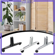 [Colaxi2] Room Divider Screen Holder Adjustable Room Divider Feet Room Divider Stand