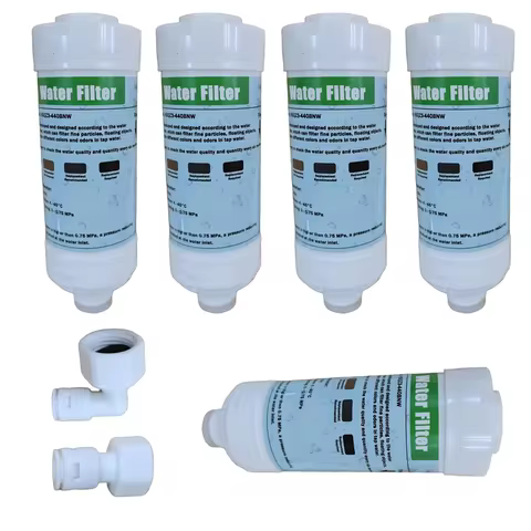 Bidet Water Filter for Electronic Bidet Seats Toilet Water Filter System Threads Compatible with 1/2