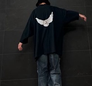 Yeezy GapYEEZY Gap x Balenciaga Dove 3/4 Sleeve Tee 'Washed Black