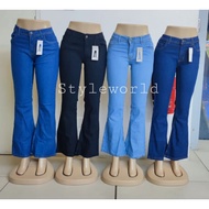 🇲🇾 Ready Stock 🇲🇾 Women's Bootcut Jeans Denim Super Streachable 👖👖