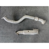 Honda FL5 2.0T catless downpipe with insulation layer + catback original bracket valve exhaust
