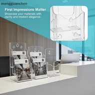 [mengguanchen] A6 1/2/3Layers Brochure Holder Clear Flyer Menu Paper Card Stand Display [TW]