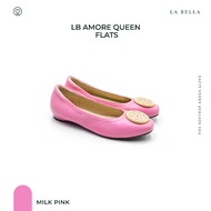 LA BELLA รองเท้าคัชชูหนังแกะ รุ่น LB AMORE QUEEN FLATS - COLORFUL