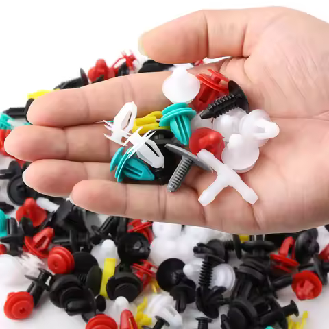 100Pcs Mixed Auto Fastener Car Fender Bumper Plastic Clips for Geely NL3 Atlas Emgrand EC7 GT X7 Spo