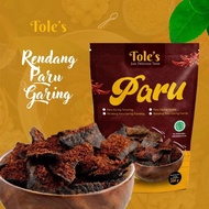 Rendang Paru Kering Crispy Kemasan Siap Saji Tole's